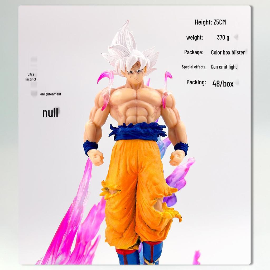 Dragon Ball Ultra Instinct Goku White Hair Saiyan Figurine
