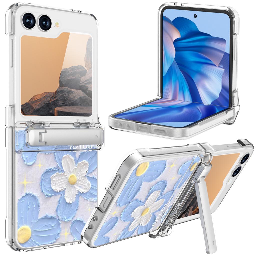 Suitable for Samsung ZFlip6 Mobile Phone Case Folding Screen PC Full Inclusive Protective Case Split Up and Down