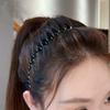 3/6 Stück Metall-Haarreifen Welle-Haarband Haarreif Sport Mode Haarband Unisex Elastisch Rutschfest Einfache Kopfschmuck-Accessoires