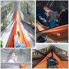 Hamaca de Camping 250Kg Jardín Con Mosquitera Doble 260X140Cm Resistente