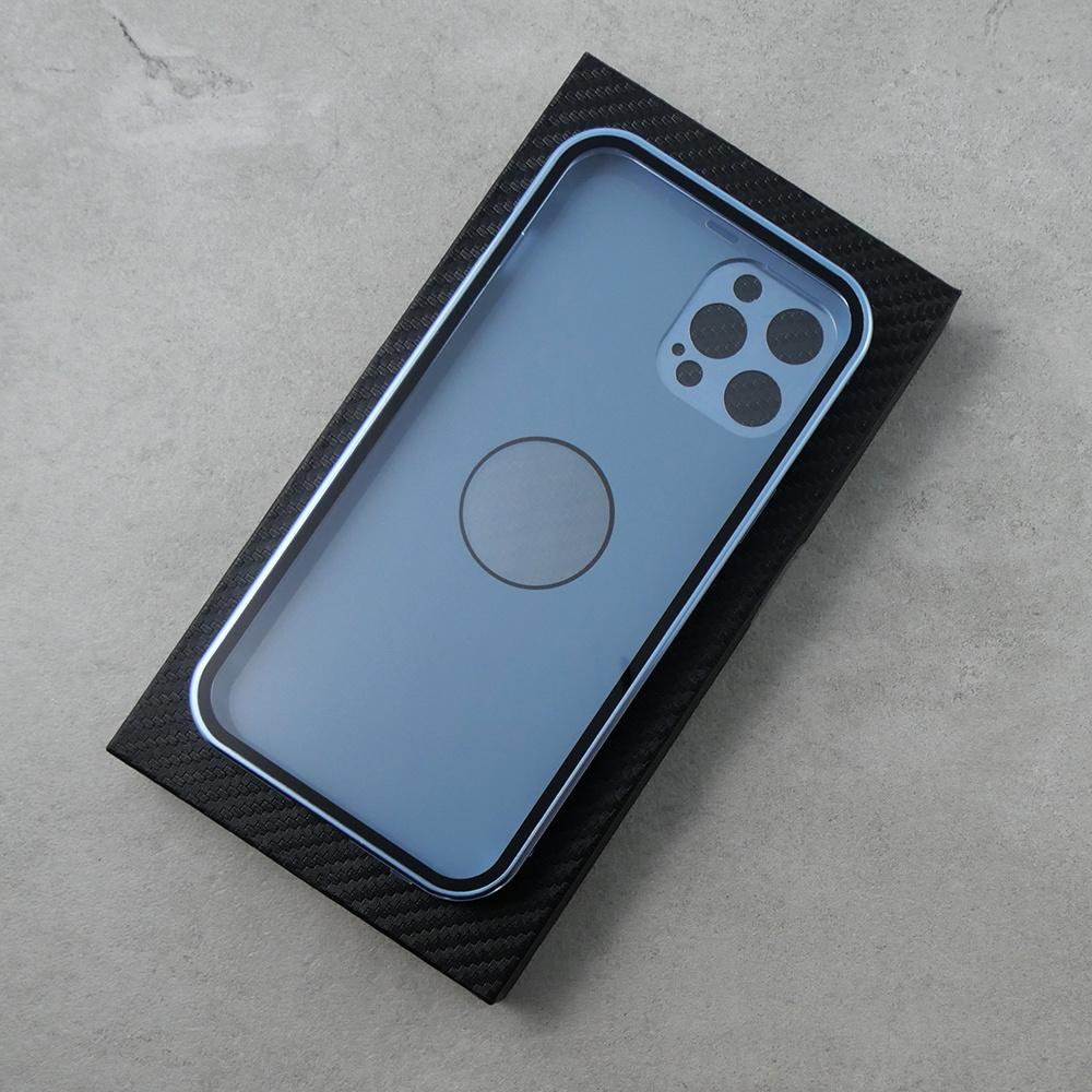 iPhone 12 Pro Case, Dual Glass, Magsafe, Blue