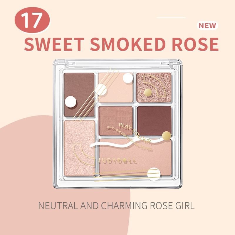 Judydoll - 7 Colors Palette - Sweet Smoked Rose