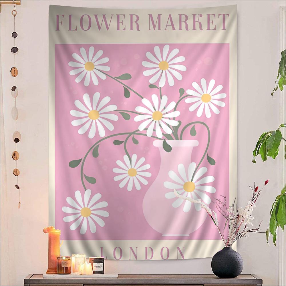 Matisse Abstract Art Flower Anime Tapestry Hanging Tarot Hippie Wall Rugs Dorm Wall Hanging Sheets