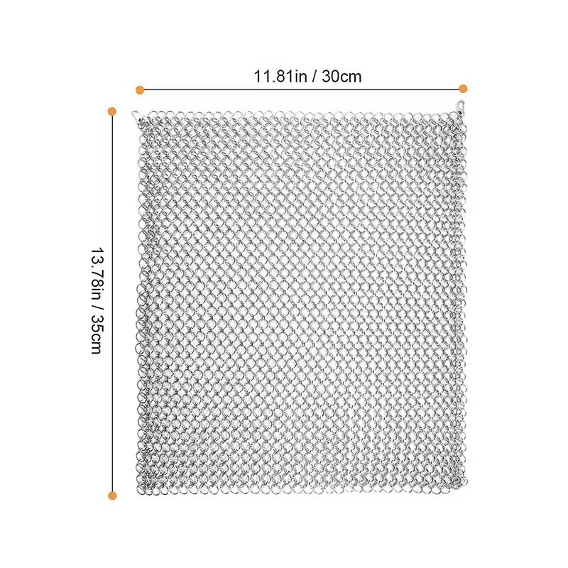 

Пищевая нержавеющая сталь Сетчатый мешок для су-вид Вес для раковины Поддерживает продукты погруженными Многоразовый кухонный аксессуар 1 pcs серебряный