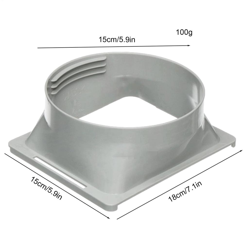 Mobile Air Conditioning Exhaust Pipe AC Hose Connector Air Conditioning Flat Body Duct Interface Portable AC Coupler For Home