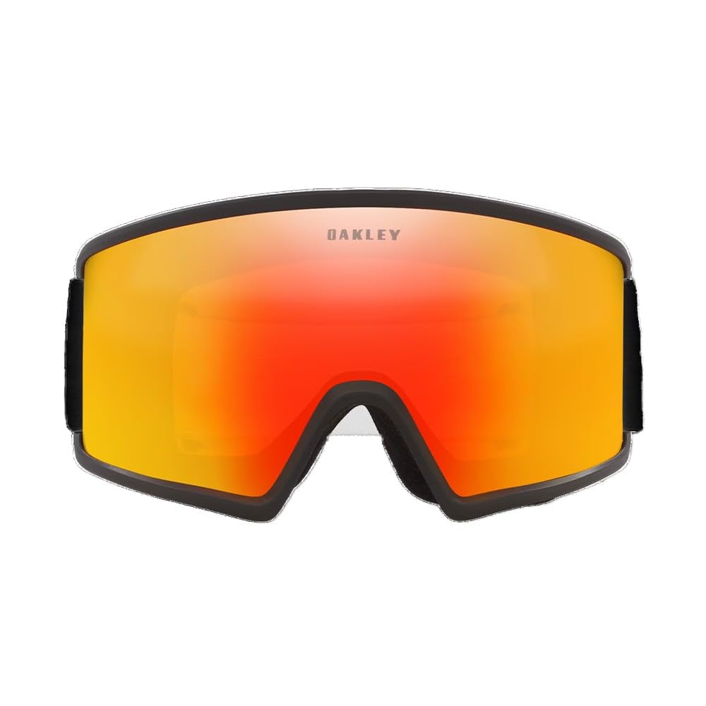 Oakley TARGET LINE M Goggles Matte Black / Fire Iridium & Persimmon (Medium Fit, Unisex)