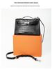 2025 Women's Genuine Leather Mini Handheld Bag - Crocodile Pattern Chain Shoulder Kelly Bag