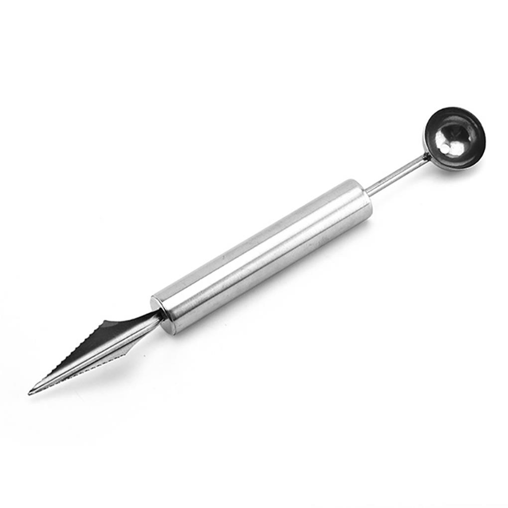 Багатоцільова ложка для вирізання кульок кавунового морозива, слайсер для фруктової тарілки, нержавіюча сталь, кухонні гаджети, інструмент для вирізання