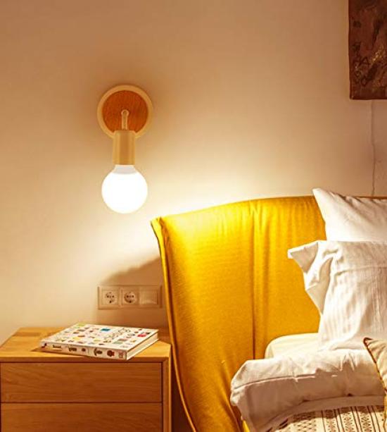 [Set of 4] LED Bulbs, 26mm Base Diameter, 60W Equivalent, Standard Bulb, Globe-Shaped, Full Beam Distribution, 700lm Total Luminous Flux, Warm White