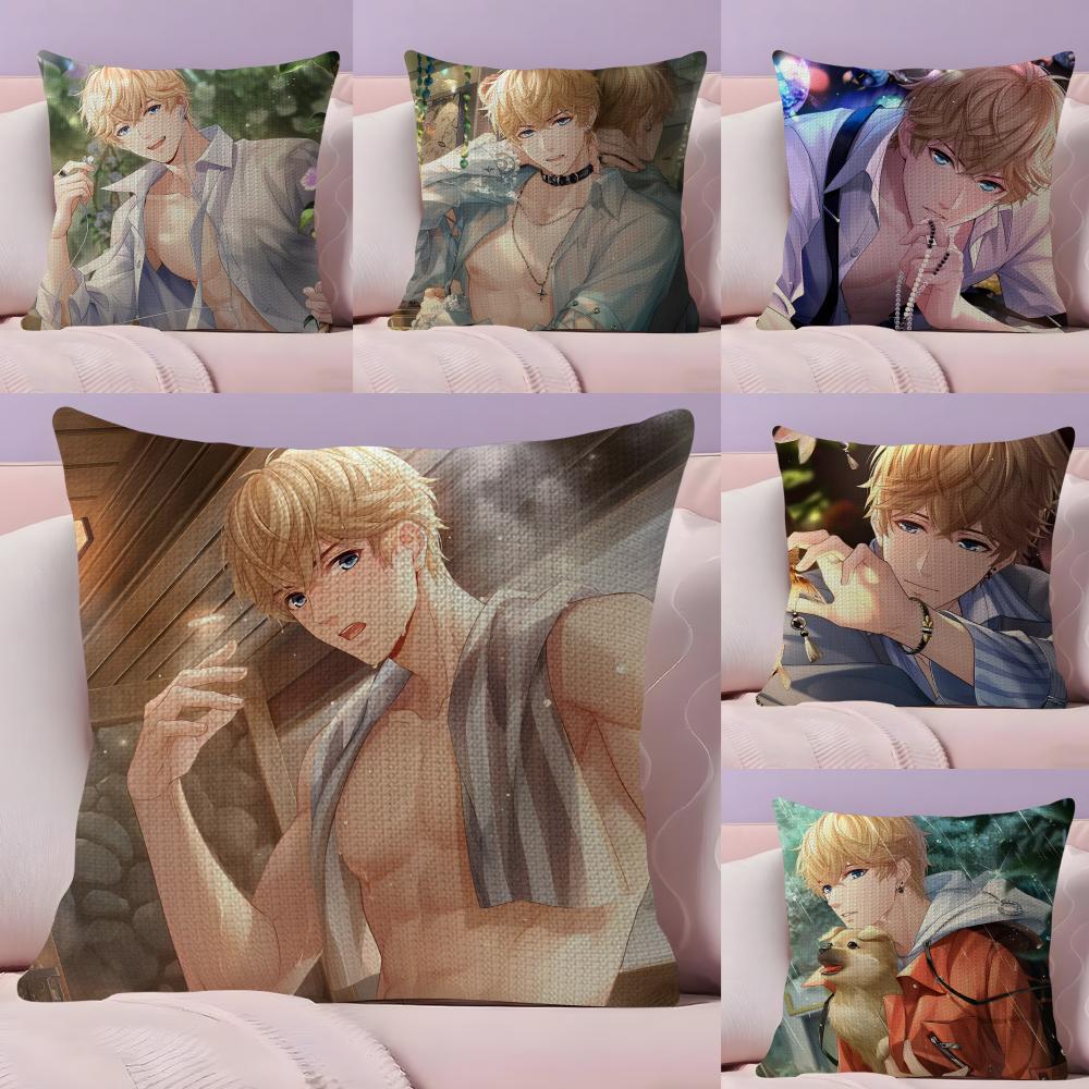 Mr Love Queens Choic Kiro Cushion Cover Natural Linen Pillow Case DoubleSided Print Decorative Sofa Pillowcase Home Decor Gift