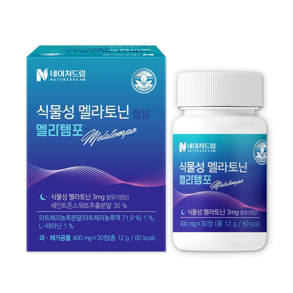 NATUREDREAM Plant-based Melatonin Melatempo 30 Tablets (1-month Supply)