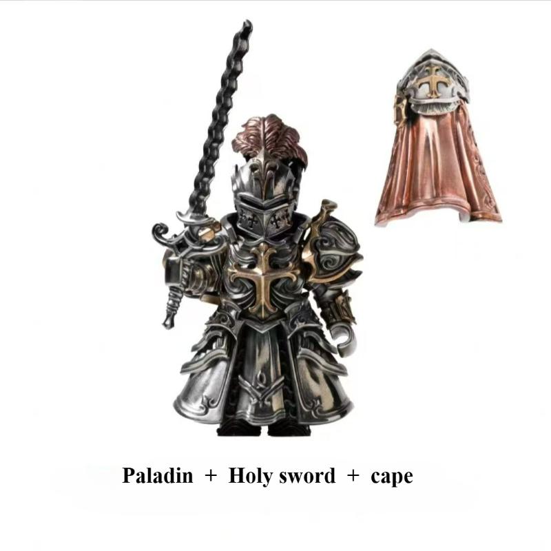 Original Paladin Figurine Magnetic Detachable Ornaments Great Player Crusader Home Desktop Decor Copper Pendant Gift Souvenir