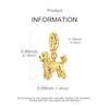 1PCS Charm For DIY Making Bracelet 925 Silver Original Shine Zircon Charms Jewelry Wedding Birthday Gift For Women Mom Friend
