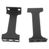 1U Server Rack Depth Extender 4 Inch Deep Recessed Rack Mount Adapter Kit for Network Rack Aluminum Alloy