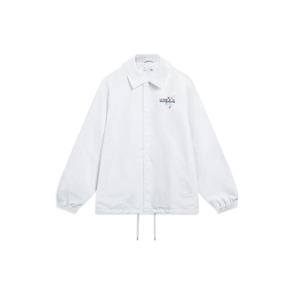 Li-Ning Loose Casual Jacket Men Outerwear White AFDT129-2
