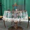 Simple Circular Tablecloth Transparent PVC Waterproof Dining Table Cloth Household Oil Resistant Durable and Easy To Maintain