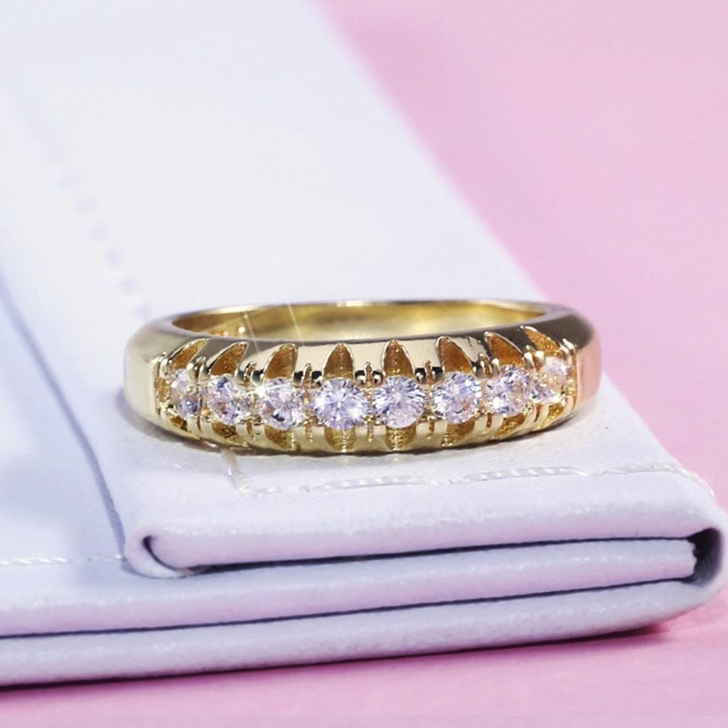 Finger kreative smykker mote kvinner legering dekorasjon geometri rad enkelt ring for bryllup