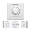 800W High Power Single Color LED Rotary Dimming Switch with Infrared and SCR Technology