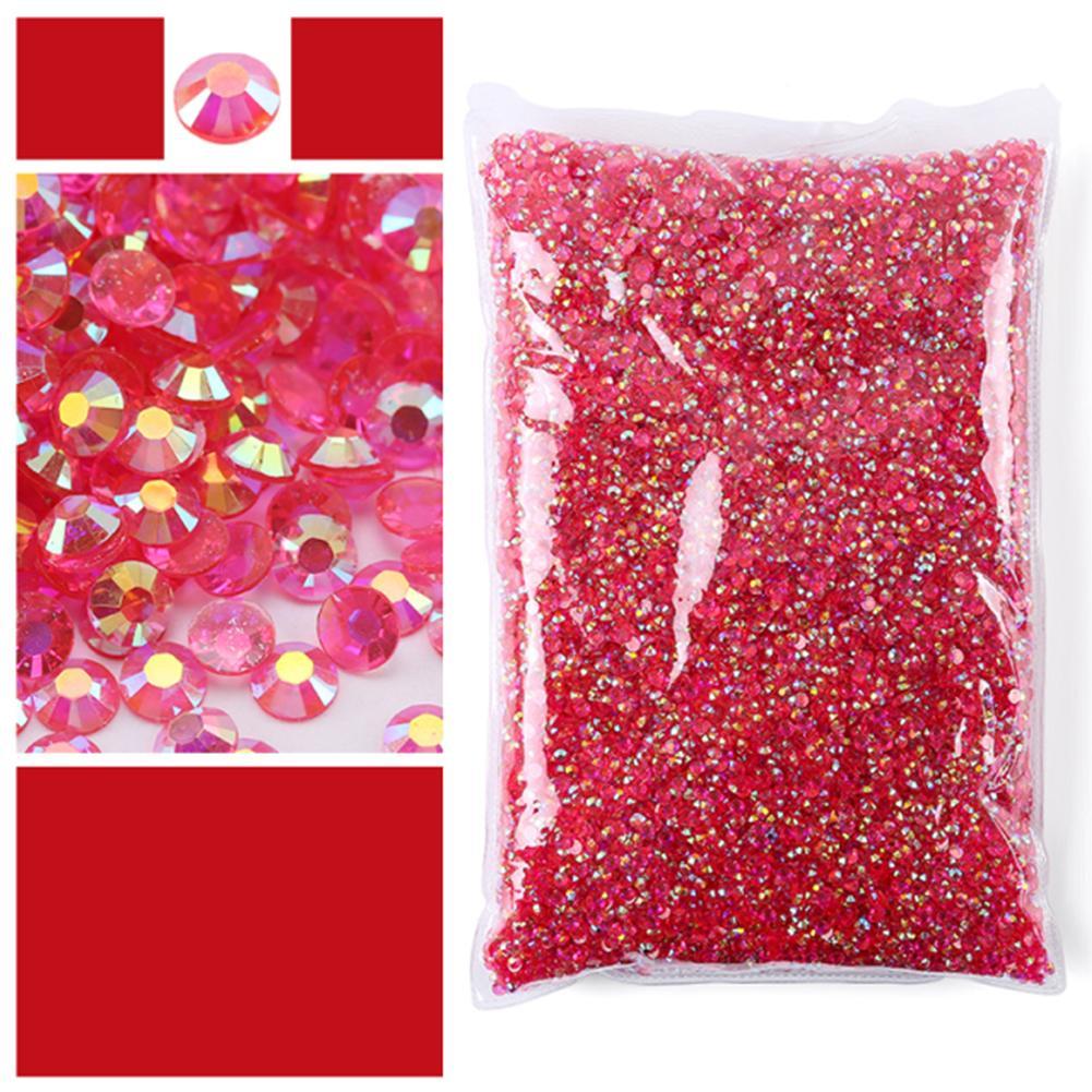 Buy Small Bulk Resin Non Hot Fix Rhinestones Crystals Flatback Rhinestone Nail Jelly X3Y1 at