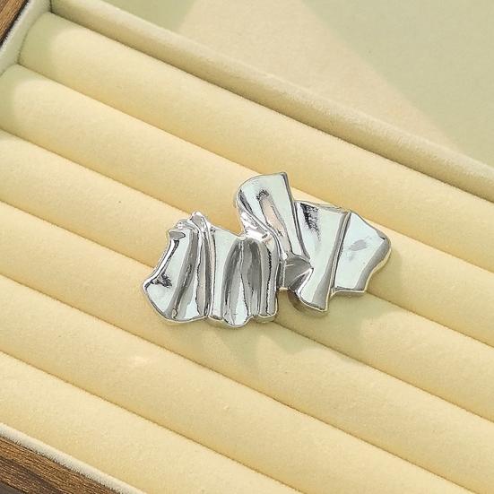 Brooch Scarf Clasps Irregular Shape Multi-Layer Plating Scarf Clasp Oxidation Resistant Scarf Button Alloy Scarf Accessory