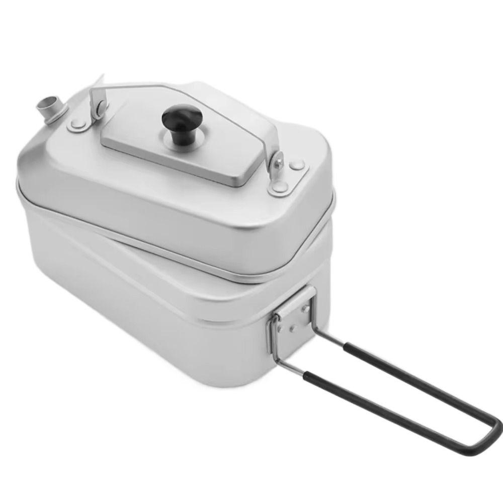 Hliníková slitina Camping Čajová konvice Venkovní piknikový obědový box Praktické nádobí