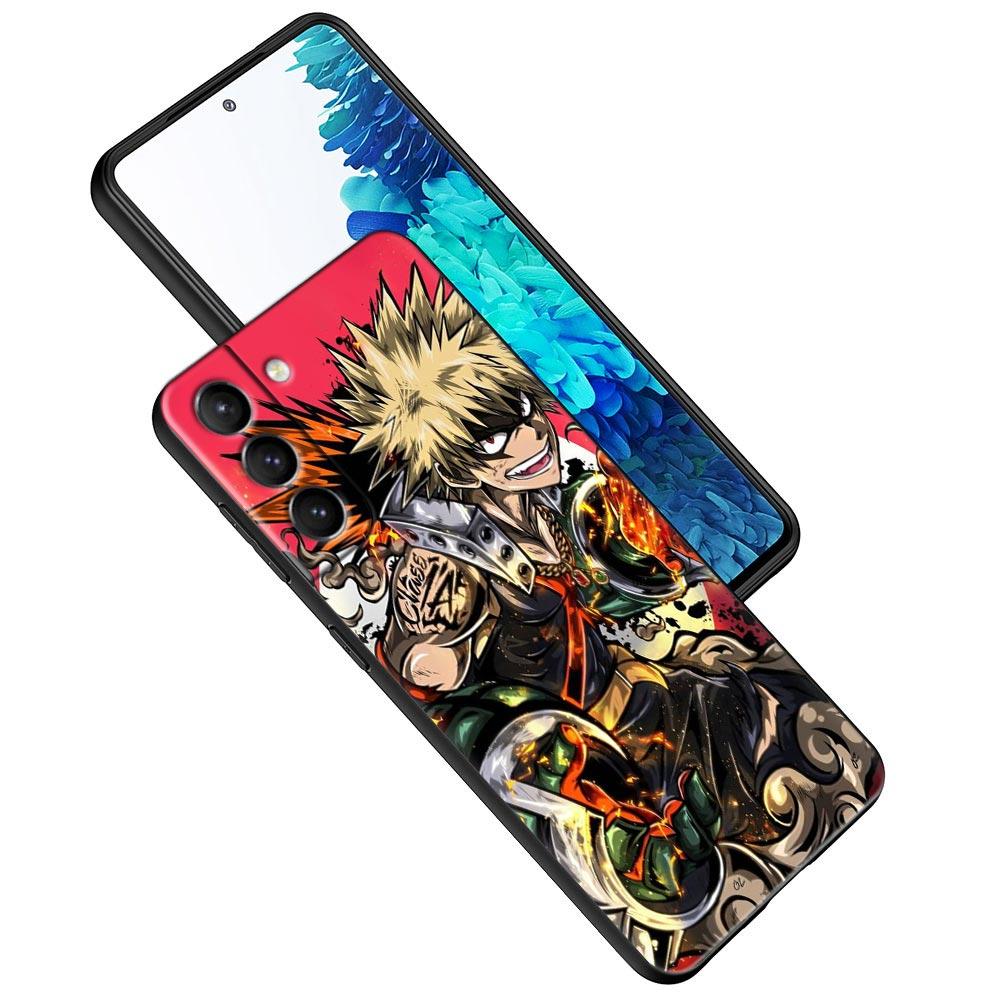 My Hero Academia Midoriya Izuku Anime Phone Case for Samsung Galaxy S22 S21 S20 Fe 5G S7 S8 S9 S10e Plus Ultra Silicone Cover