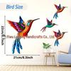 Hummingbird UV Iron Art Garden & Room Animal Wall Decoration Ornaments – Festival Gifts
