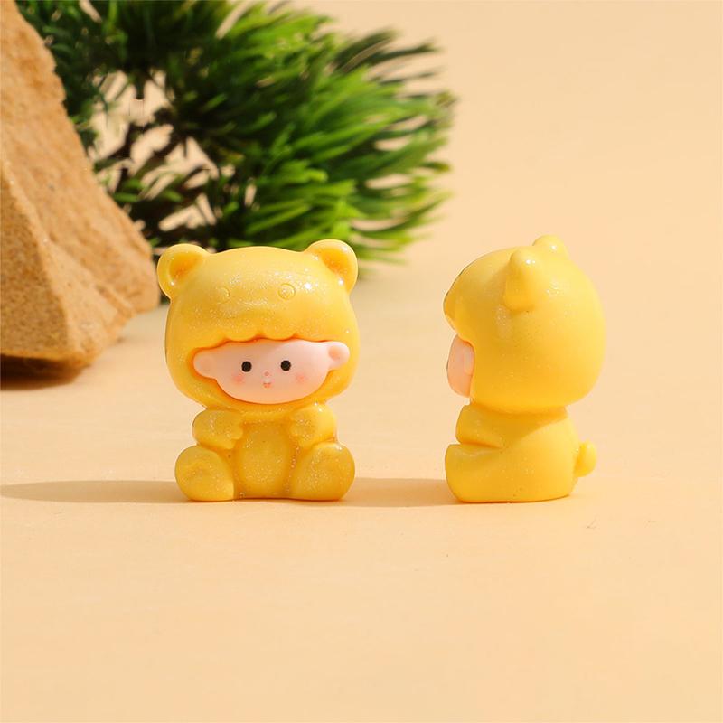 Kreative Cartoon Kleiner Bär Puppe Kleine Figur Handwerk Mikro Kleine Ornament Miniaturen DIY Heimdekorationszubehör Geschenke