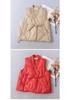 Women's Artistic Retro Frog Button Cotton Vest - Autumn/Winter 2026 Slimming, Stylish, Versatile, Loose Fit