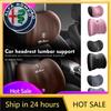 Car Stickers For Alfa Romeo Four Season Car Seat Headrest Lumbar Support Pad Protect Mat For Alfa Romeo GT Stelvio F1 Brera Vola