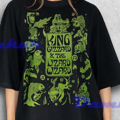 חולצת King Gizzard and The Lizard Wizard, חולצת טי שירט למעריצי King Gizzard and The Lizard Wizard, חולצות וינטג' של King Gizzard and The Lizard Wizard