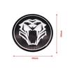 4 X Tiger Head Car Steering Tire Wheel Center Car Sticker Hub Cap Emblem Badge Decals Symbol