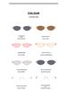 Jennie Style Frameless Oval Sunglasses with Rhinestones & Anti-Blue Light Lenses