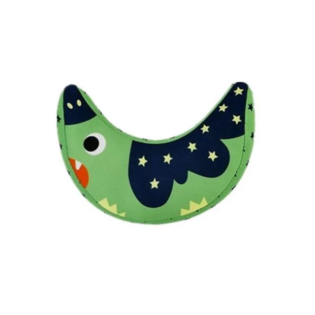 

Baby Car Neck Pillow Safety Headrest Shoulder Support Pad Stroller Cushion Multi-Use Head Protection for Kids Children’s Travel зелёный