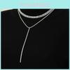 Stunning Zircon Waterdrop Choker Necklace For Elegant Fashion Forward Women In Autumn