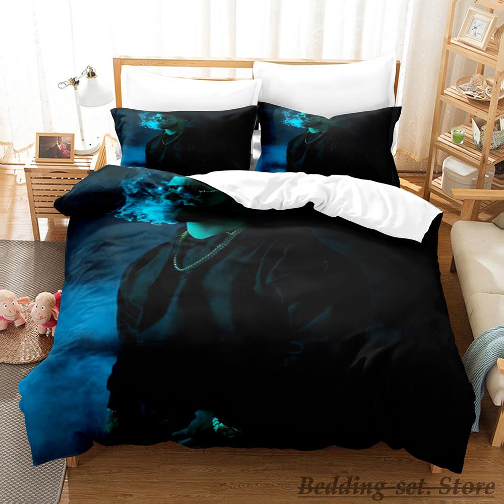 Anuel Aa Real Hasta La Bedding Set Single Twin Full Queen King Size Bed Set Aldult Kid Bedroom Duvetcover Set Parure De Lit