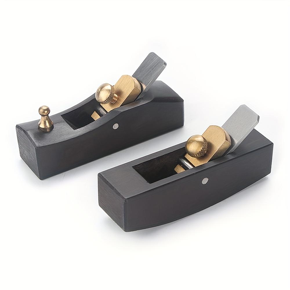 1 set Unelte Manuale Mini din Lemn pentru Despicat Piele - Despicatoare Plate/Curbate, Ideale pentru Pieleărie DIY, pentru Subțiere, Tundere și Netezirea Marginilor