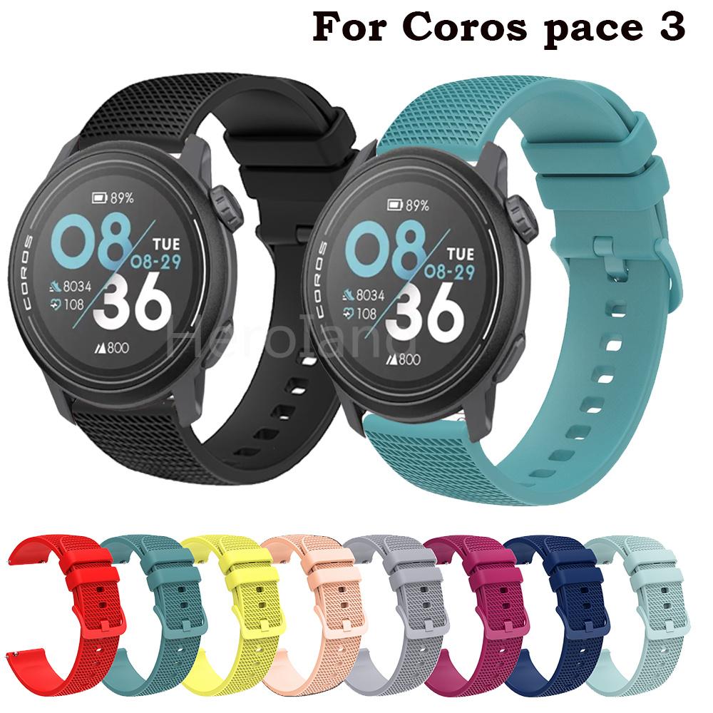 22mm 20mm Řemínek na hodinky pro COROS PACE 3 2 Řemínek Náramek Silikonový Náramek pro COROS APEX 2 pro 42mm 46mm Chytrý řemínek na hodinky