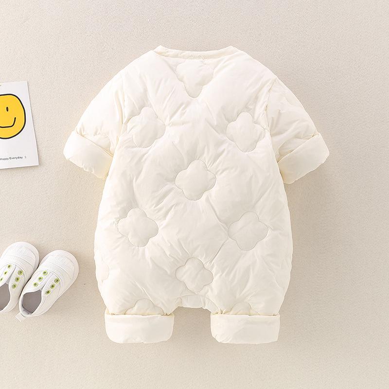 Newborn Baby Girl Winter Down Romper: Lightweight, Warm Crawling Suit Outerwear. 80 cm