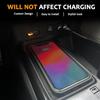 TOPTALL Wireless Charging Anti-Slip Mat Compatible With 2025 2026 Toyota Camry, Black Silicone Protective Pad Center Console Liner For Camry