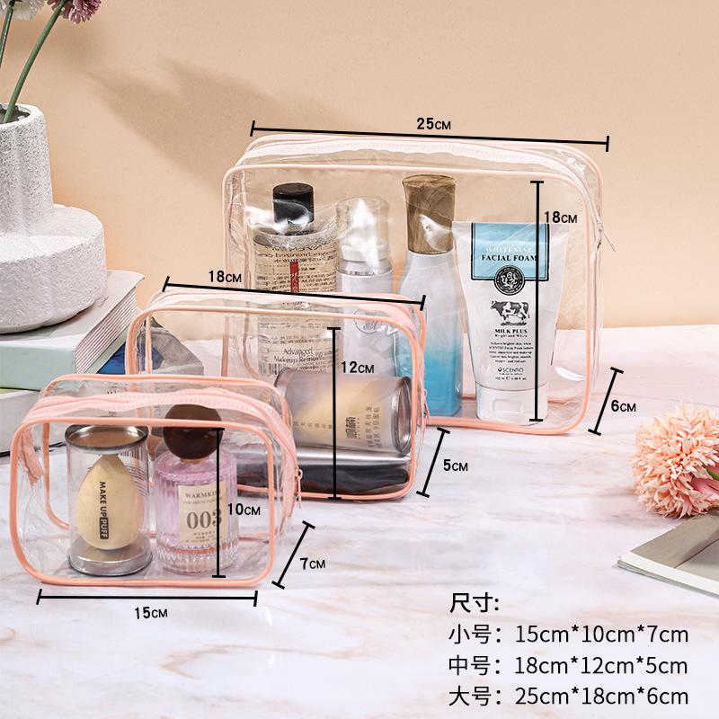 Transparent Cosmetic Storage Bag Liquid Makeup Bag for Air Travel Sealed Luggage Organizer Boarding Aircraft Storage Bag