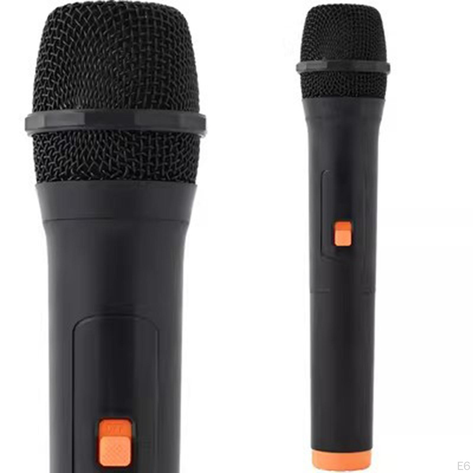 Микрофон ролевая игрушка реквизит для подарков малышам подросткам оранжевый — фото 8