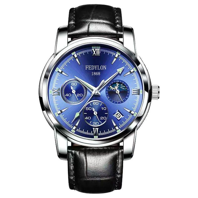Fatilon's New Domestic Watch Men's Non-mechanical Watch Business Student Retro Waterproof Quartz Men's Luminous