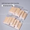 Pointed Tip Nail Art Clean-Up Swabs - Single/Double Head, Disposable, Removes Dirt from Nail Gaps