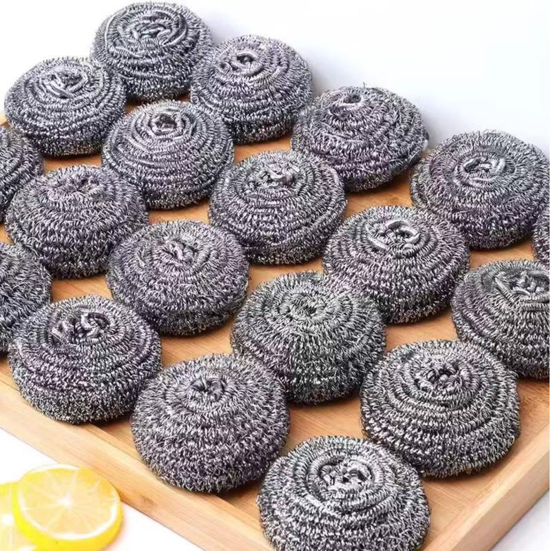 YMTI 20-Pack Food-Grade Stainless Steel Scouring Pads