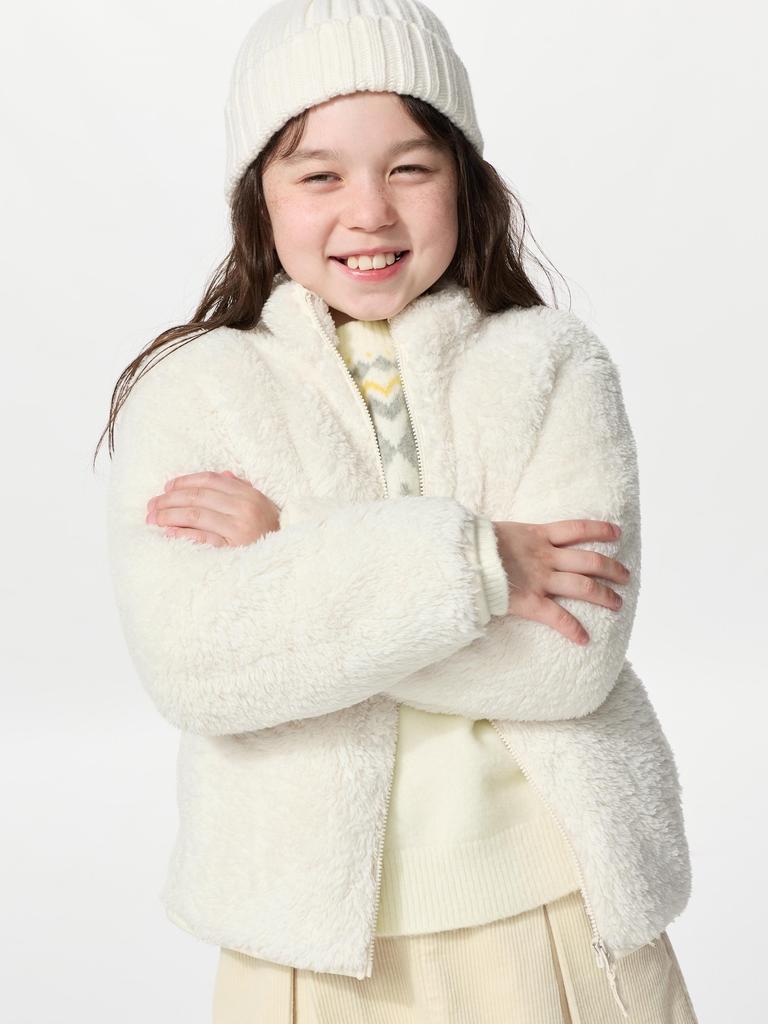 Uniqlo Kids Fluffy Fleece Full Zip Jacket