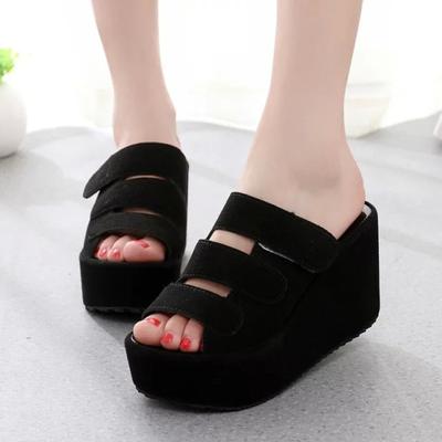 Wedge Slippers Women Shoes Summer Peep Toe Sandals Fashion Female Platform Slippers Outdoor Casual Flip Flops Sandalias