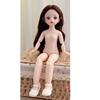 30cm Multi Contact Lenses Bjd Doll Toy Straight Curly Hair Articular Mobility