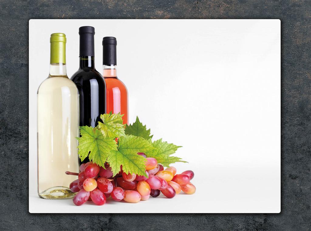 SZKLANA DESKA DO KROJENIA 52x40 WINO