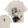 Toga Himiko My Hero Academia Manga T-shirt Vintage Washed Oversized T Shirt Cotton Short Sleeve Tees Shirt Men Women Clothing